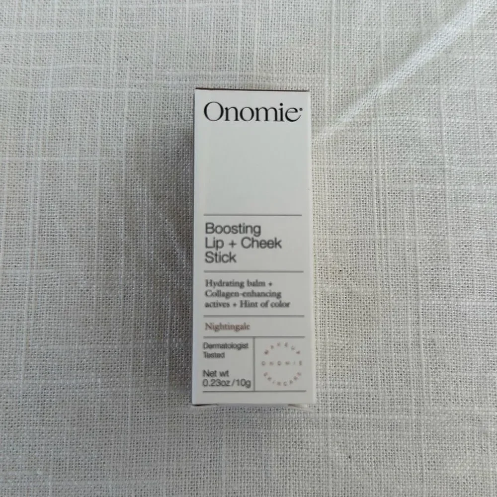 Onomie Boosting Lip + Cheek Hydrating & Collagen Stick in Nightingale Shade 8g